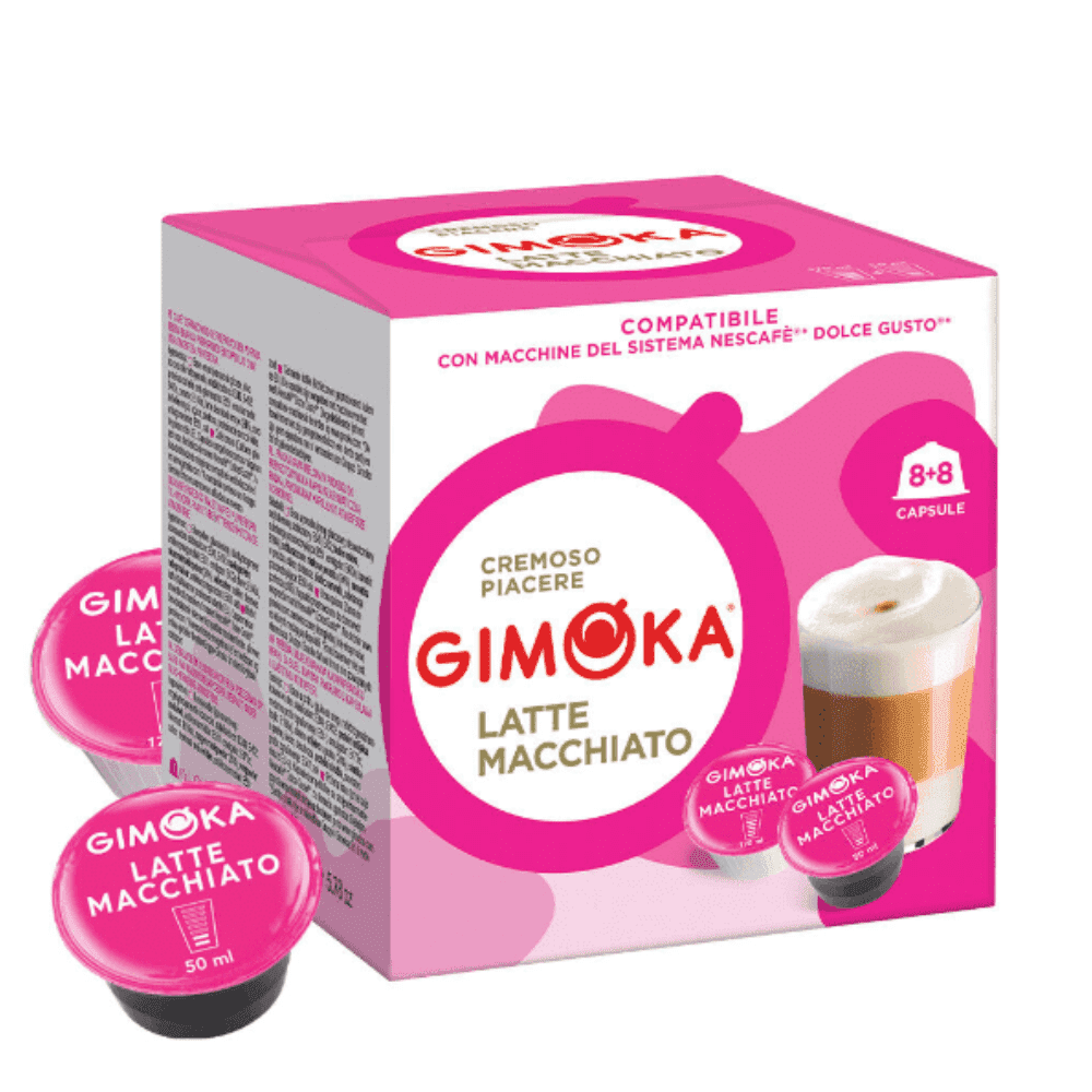 جيموكا دولتشي غوستو®لاتيه ماكياتو